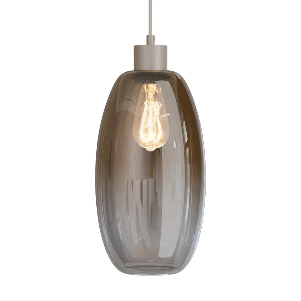 Lampe suspendue en verre Olive Ø 18,5 cm - sable Masterlight 8718121393803