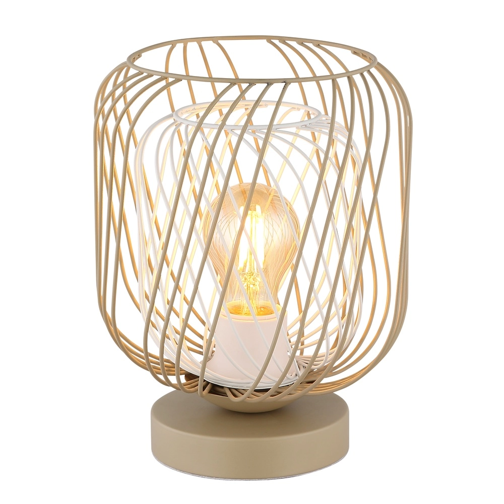 Lampe de table Dichti brun sable