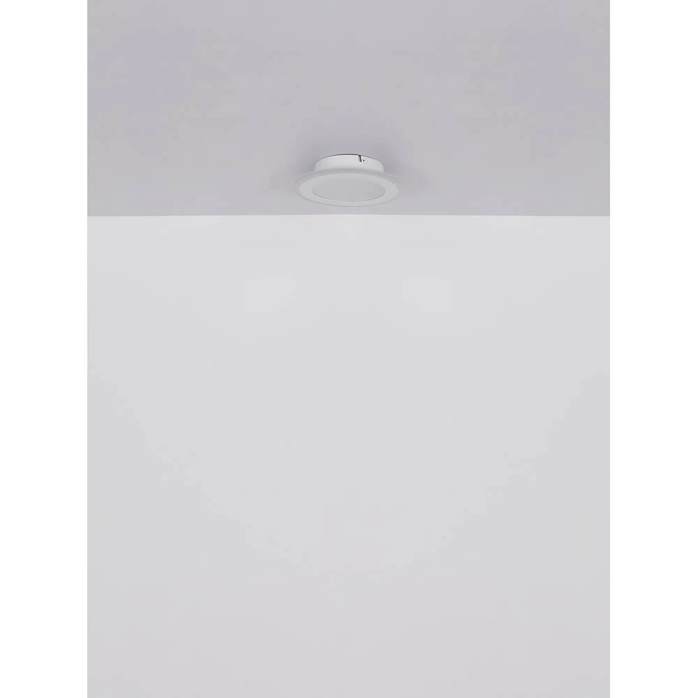 Plafonnier Lamela Ø 22,5 cm blanc Globo 9007371458615