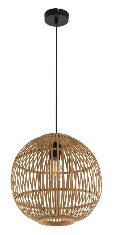 Lampe boule en rotin Hildegard Ø 30 cm Globo 9007371409549