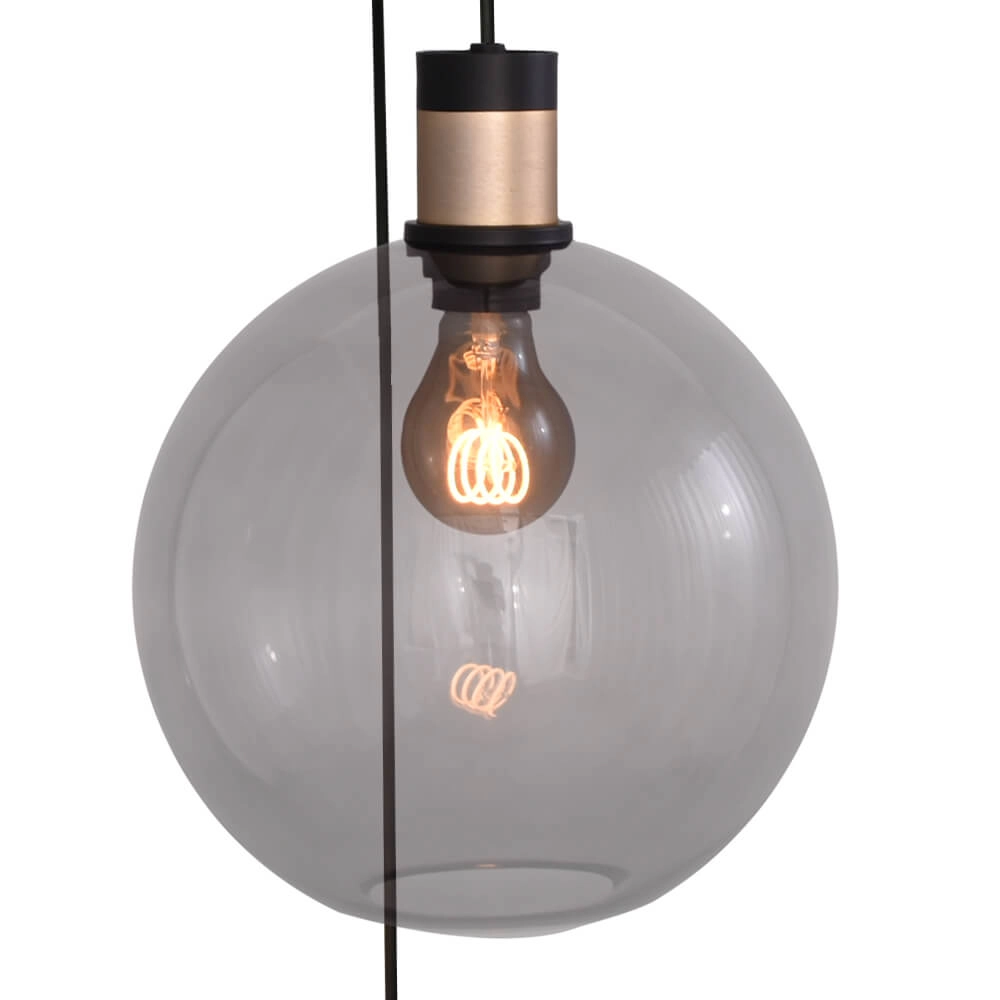 Lampe suspendue Vide Lazise 2 3x Ø 25cm et 2x GU10 or Masterlight 8718121303895