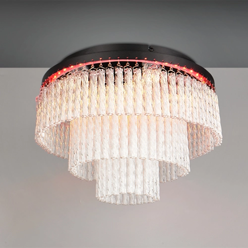 Lampe de plafond à design Vono Noir