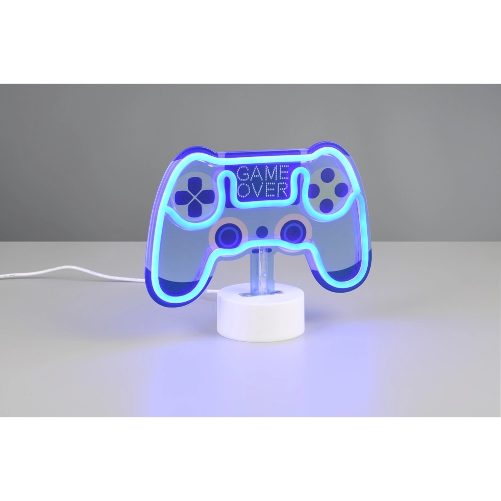 Lampe de table néon Control bleu Trio 4017807600803