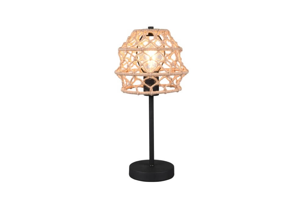 Lampe de table en rotin Hive Ø 20cm Trio 4017807637229