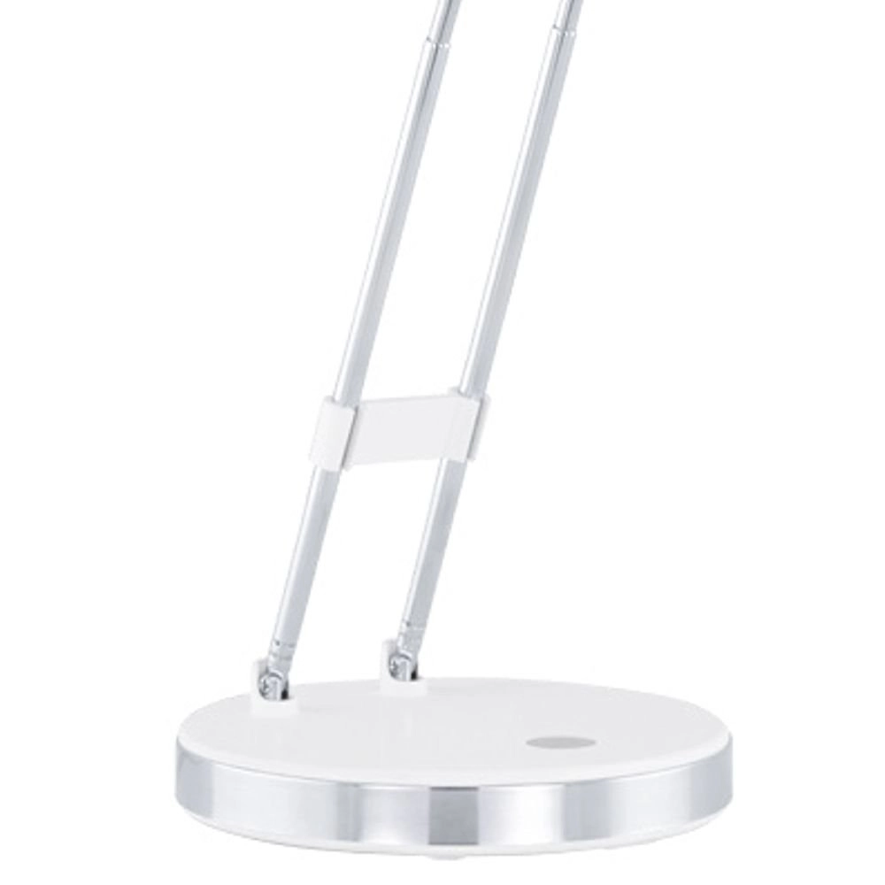 Lampe de table LED Gexo gris métallisé avec du blanc Eglo 9002759930776