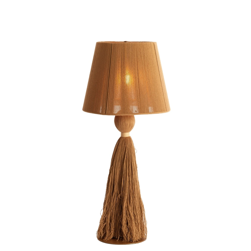 Lampe de table Espino Ø 31cm - jaune ocre Light & Living 8717807808792