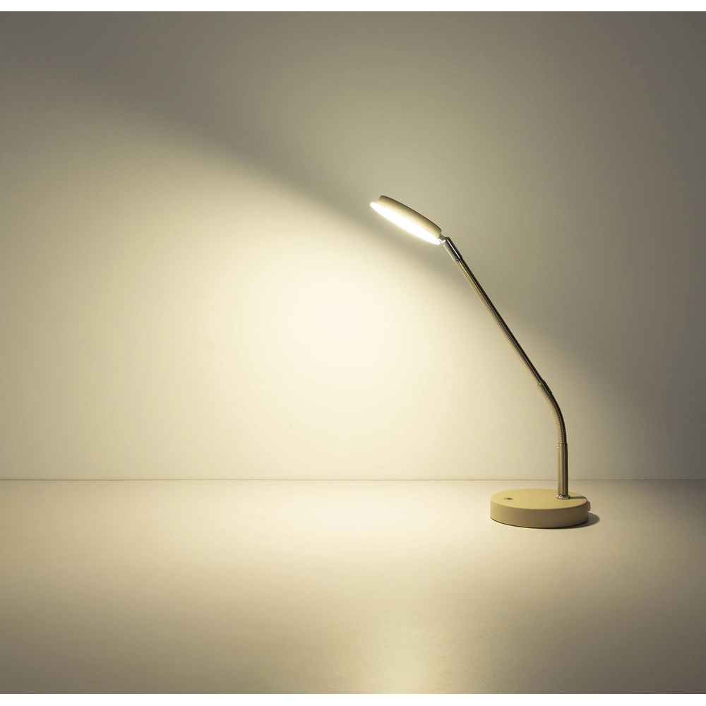 Lampe de bureau Silvio brun sable Globo 9007371593033