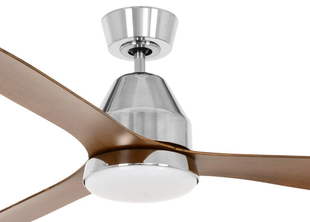 Ventilateur de plafond bois avec lampe Whitehaven Ø 143cm IP55 Beacon 9333509136484