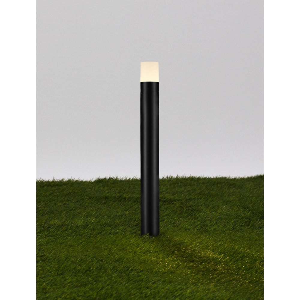 Lampe de jardin design Paul noir 80cm