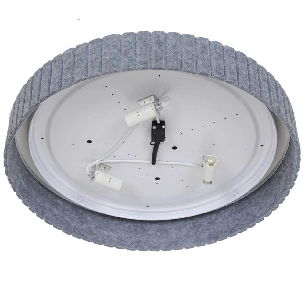 Plafonnier Corato feutre gris Ø 52cm Nordlux 5704924024597