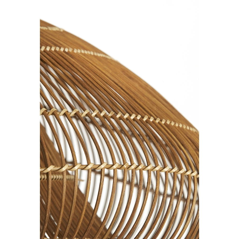 Lampe pendante en rotin Janzur Ø 54cm - brun foncé Light & Living 8717807820558