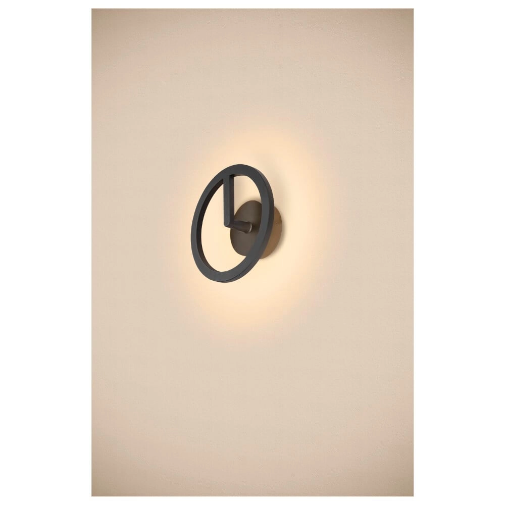 Lampe d'extérieur élégante Q-Ring noir SLV 4024163290722