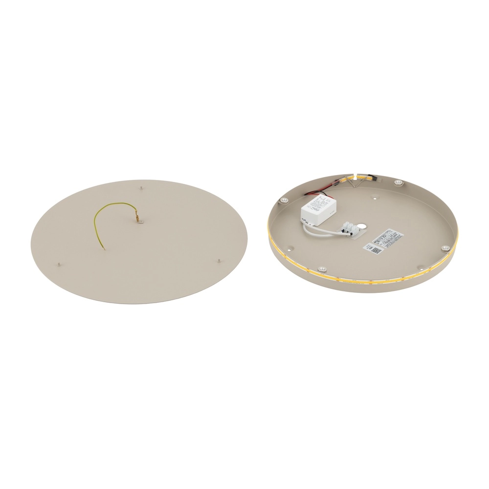 Lampe murale de conception Ring brun sable Ø 35cm Lyora 5903139126540