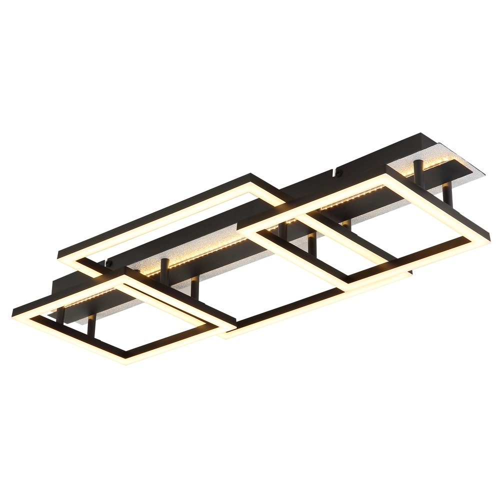 Lampe de plafond moderne Estrada Noir