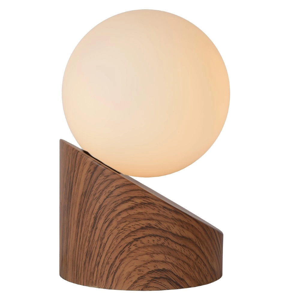 Lampe de table de conception Len Aspect bois foncé Lucide 5411212450586