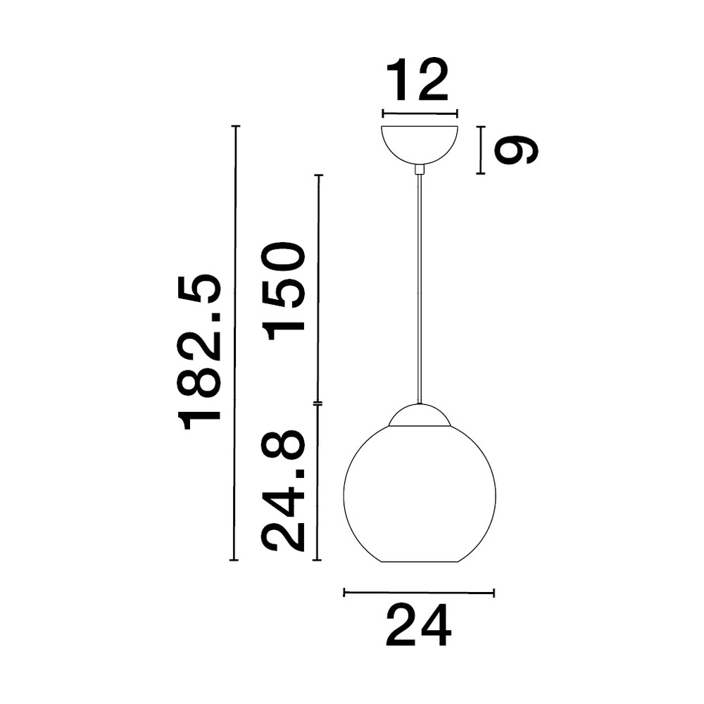 Suspension design Midori verre rose Lyora 5212017434289
