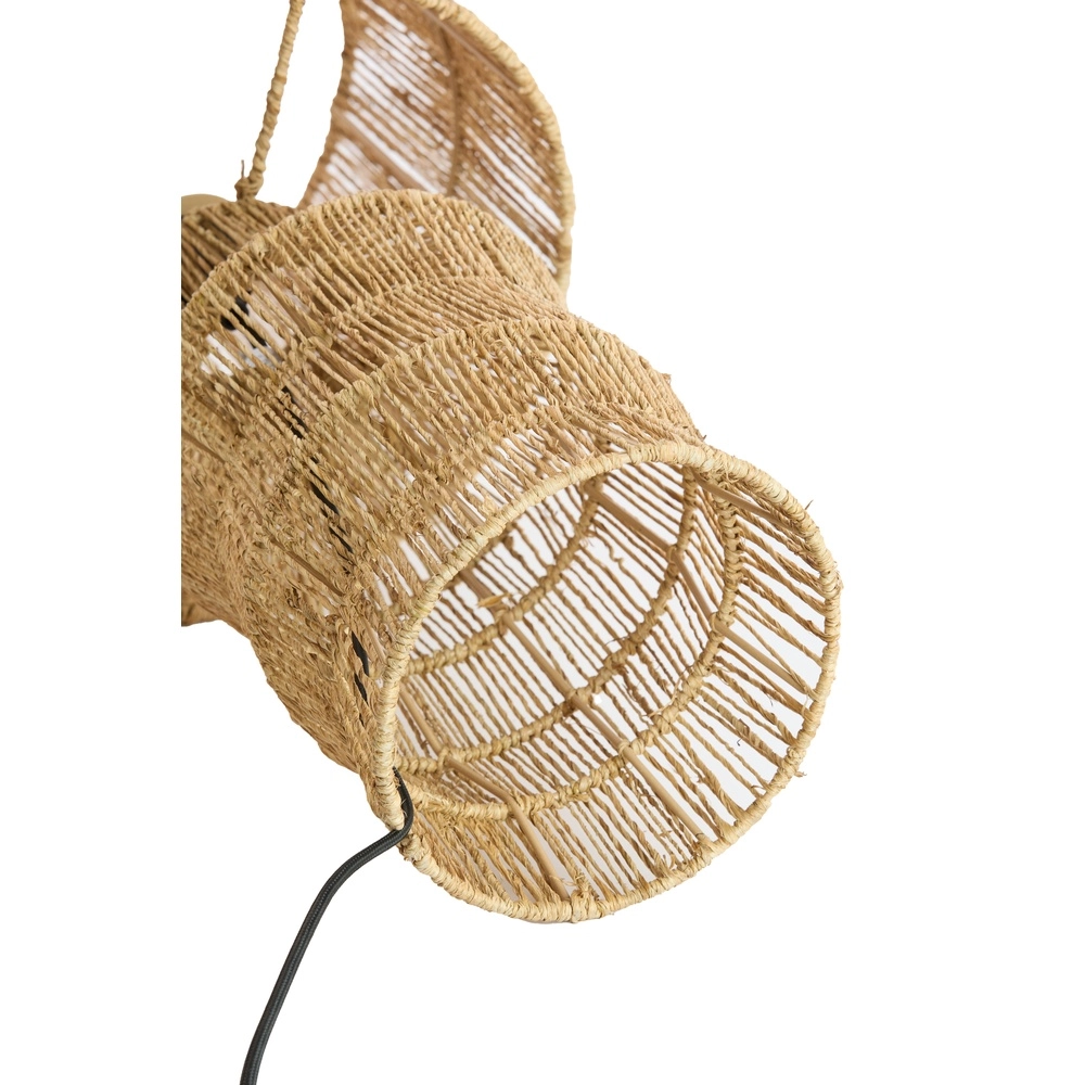 Lampe de table en jute Tidea Ø ombre de 28 cm Light & Living 8717807836702