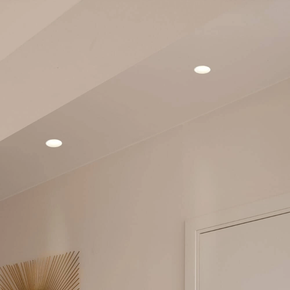 Spot encastré Slim Trimless IP65 blanc Lyora