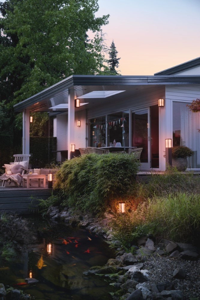 Lampe d'extérieur sur pied Hue Impress 40cm - 230volts - noir Philips 8718696170502