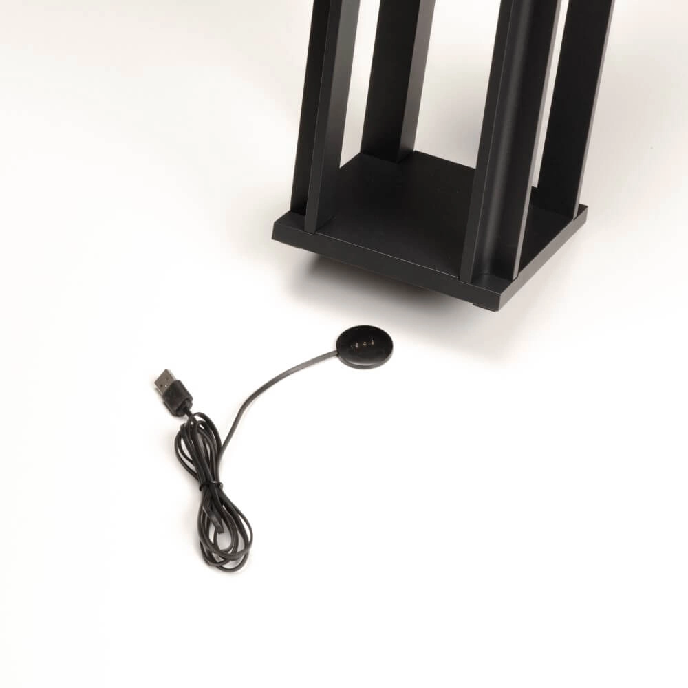 Lampe de table noire Cannes KonstSmide 7318307819755