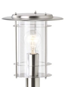 Lampe d'extérieur en acier inoxydable York 100 cm Brilliant 4004353993961