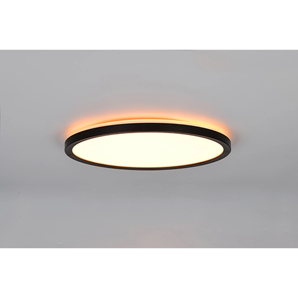 Éclairage de plafond rond Emra noir Ø 29cm Trio 4017807704143