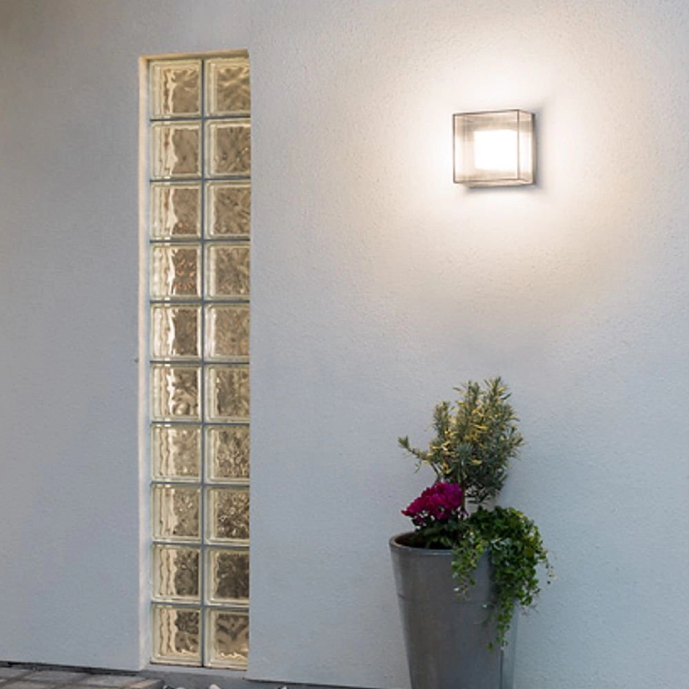 LED lampe d'extérieur Sanremo 21cm gris argenté KonstSmide 7318307925319