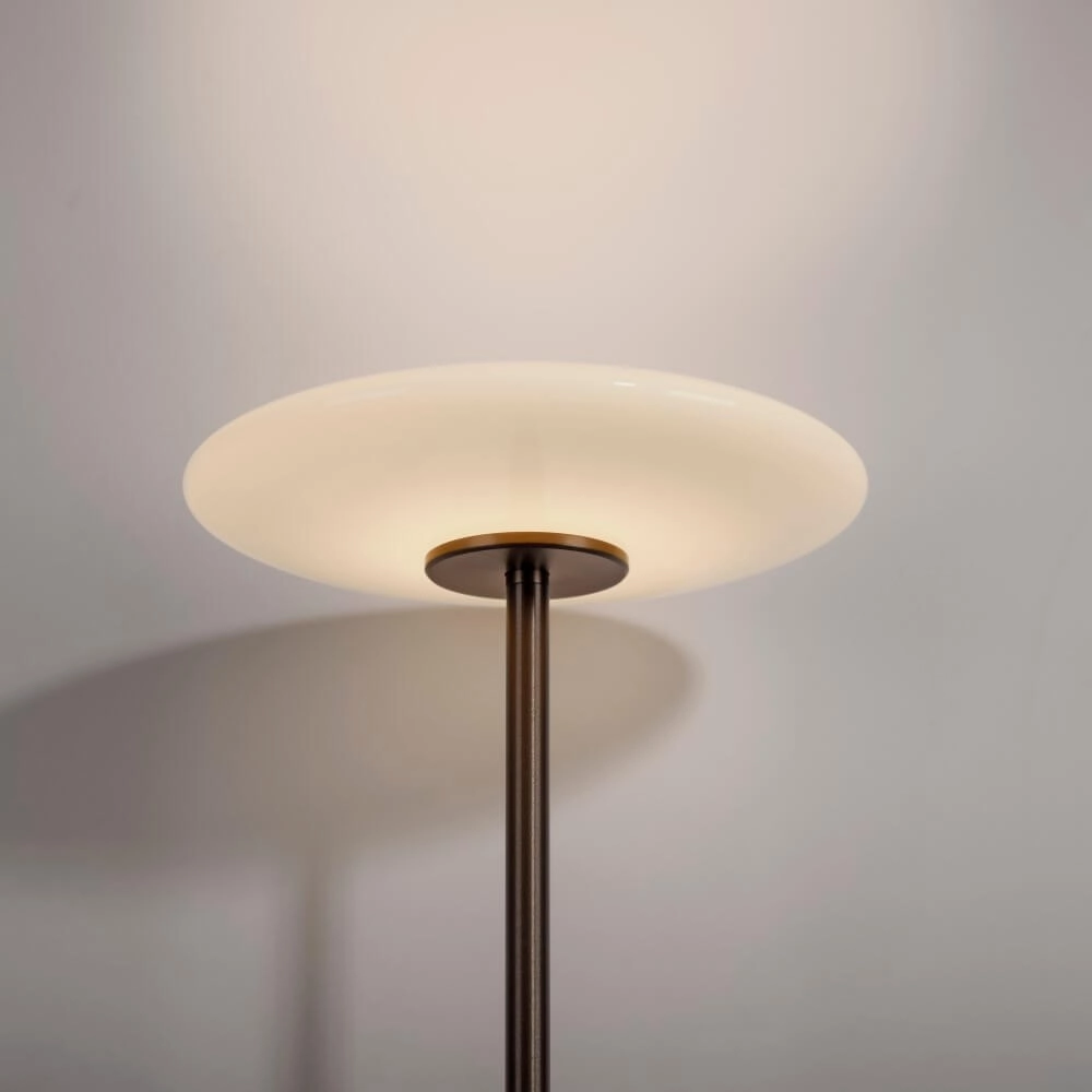 Lampadaire design Pure Vitrum brun Paul Neuhaus 4012248382714