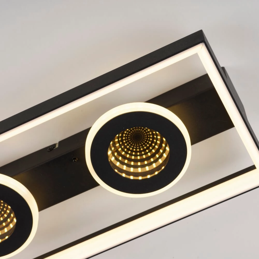 Plafonnier rectangulaire Traforo double Paul Neuhaus 4012248384893