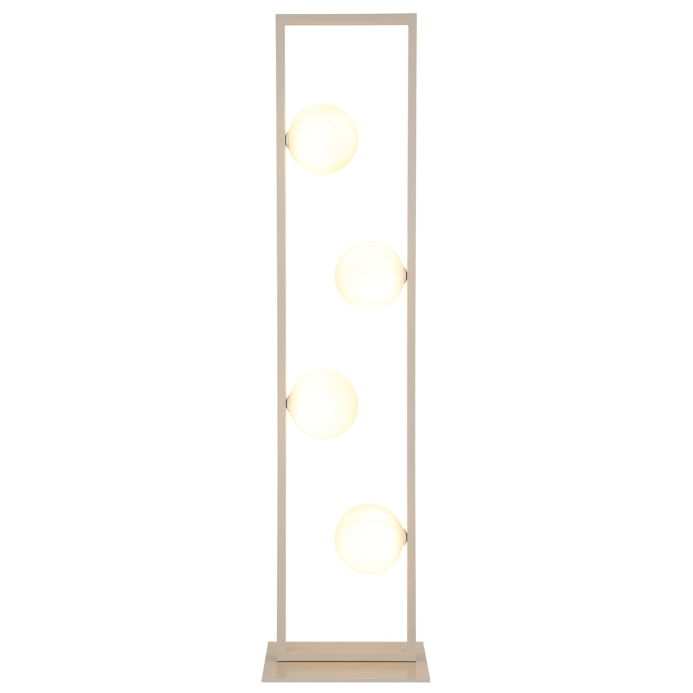 Lampadaire de conception Nanda brun sable Globo 9007371579037
