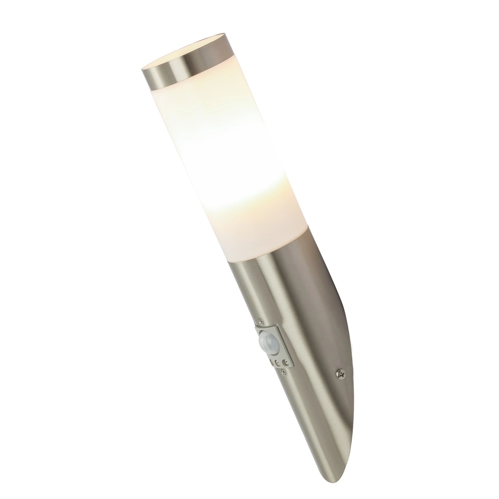 Lampe d’extérieur Boston Led Acier inoxydable avec blanc et capteur