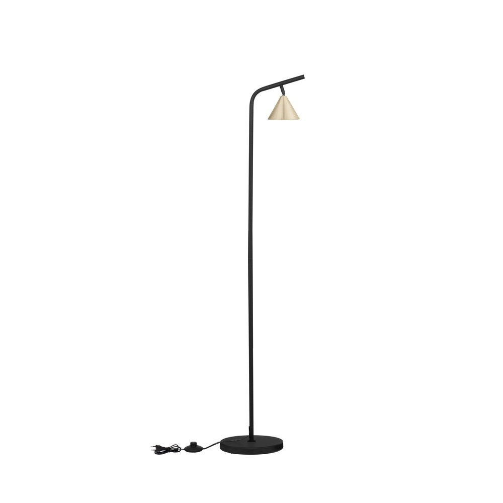 Lampadaire Conico noir avec or Lyora 5212017475473