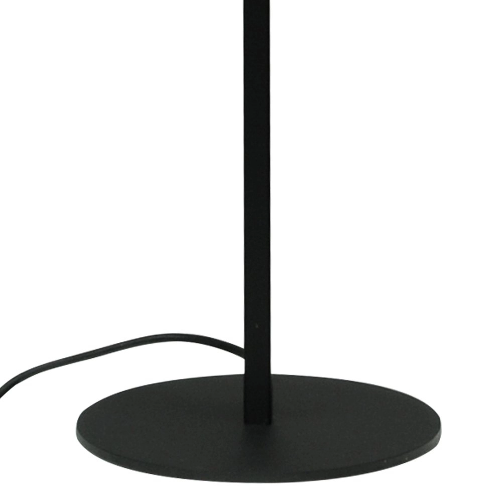 Lampadaire noir Quinto Smoke avec verre fumé Masterlight 8718121220062
