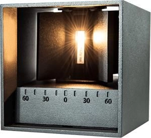 Tache de mur noir Cubo haut-bas Vtac 8714984932463