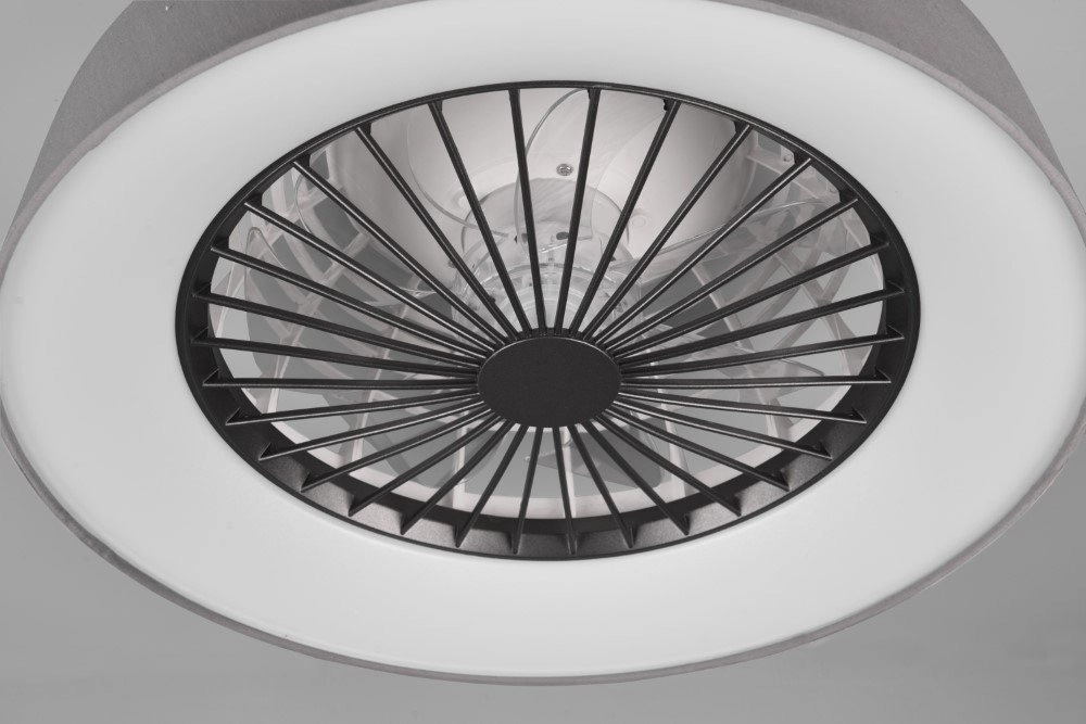 Ventilateur de plafond LED Farsund 47cm noir Trio 4017807491081