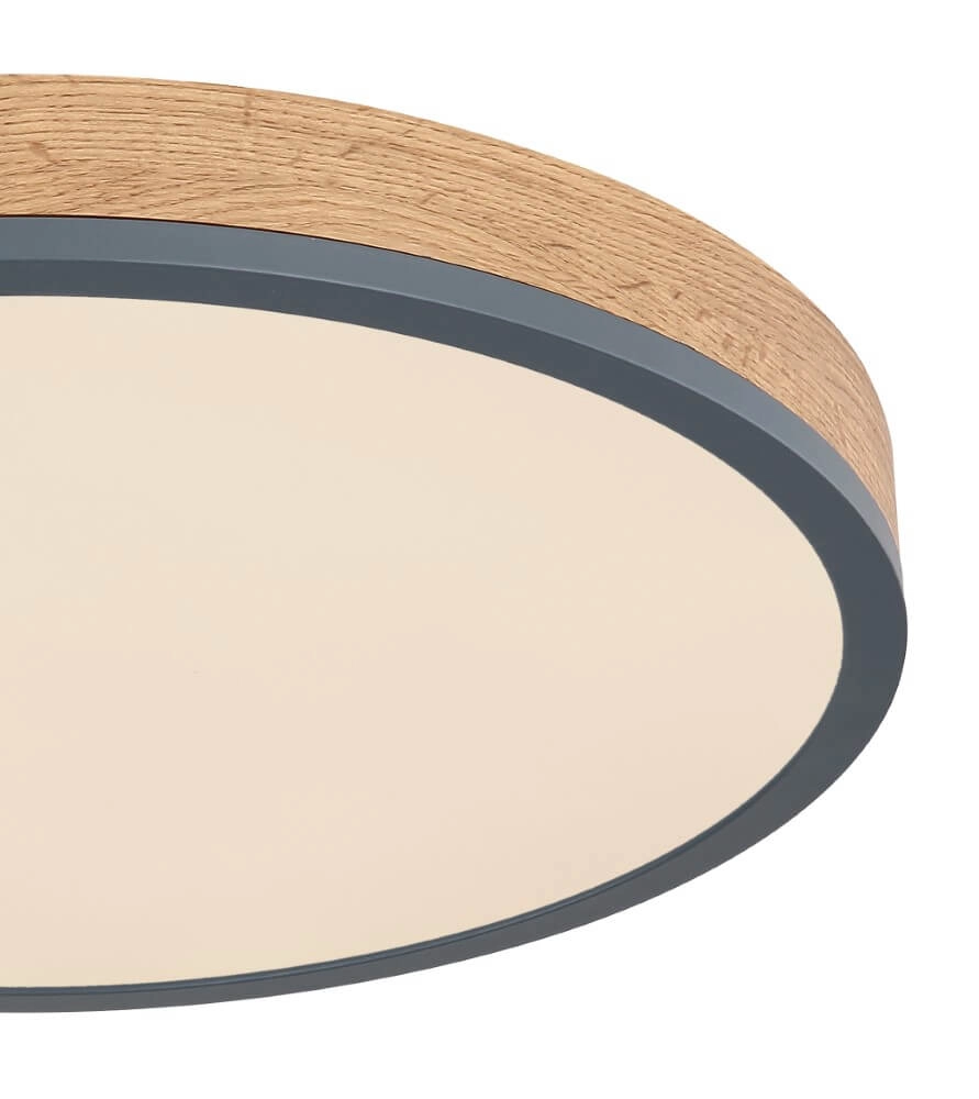 Plafonnier LED en bois Doro Ø45cm Globo 9007371430567