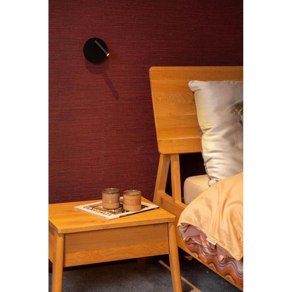 Lumière murale magnétique Jolijn Lampe de chevet noire rechargeable Lucide 5411212771353