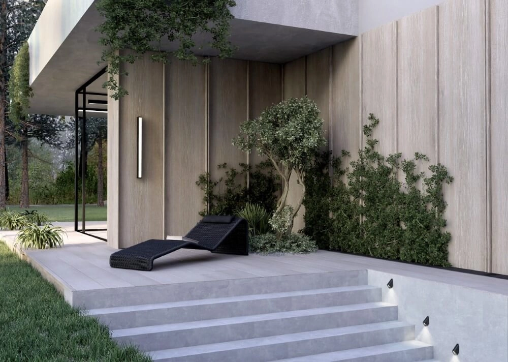 Plafonnier élégant Outline M noir 100cm Lyora 5903139113618