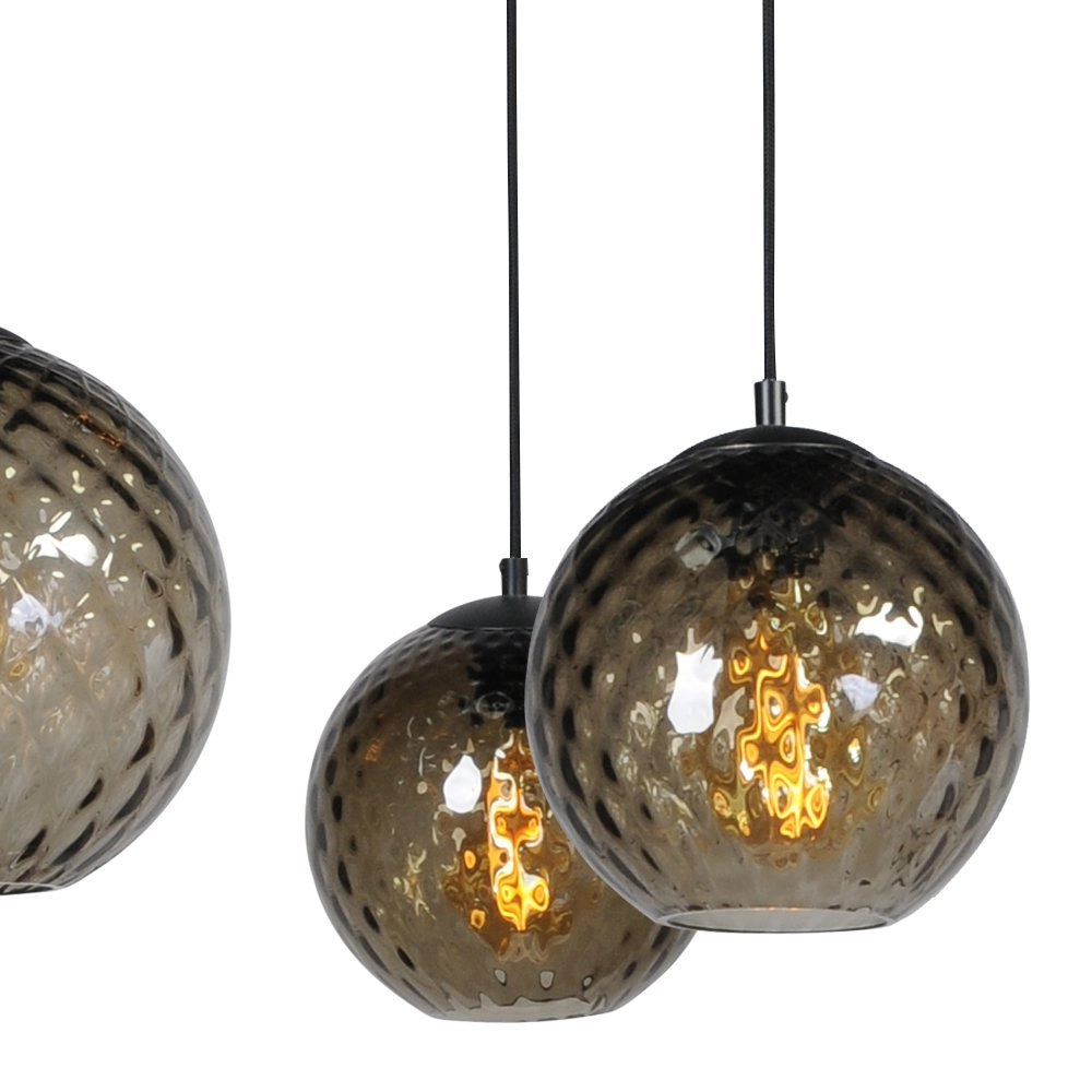 Lampe suspendue noire Baloton 6 lumières Masterlight 8718121247427