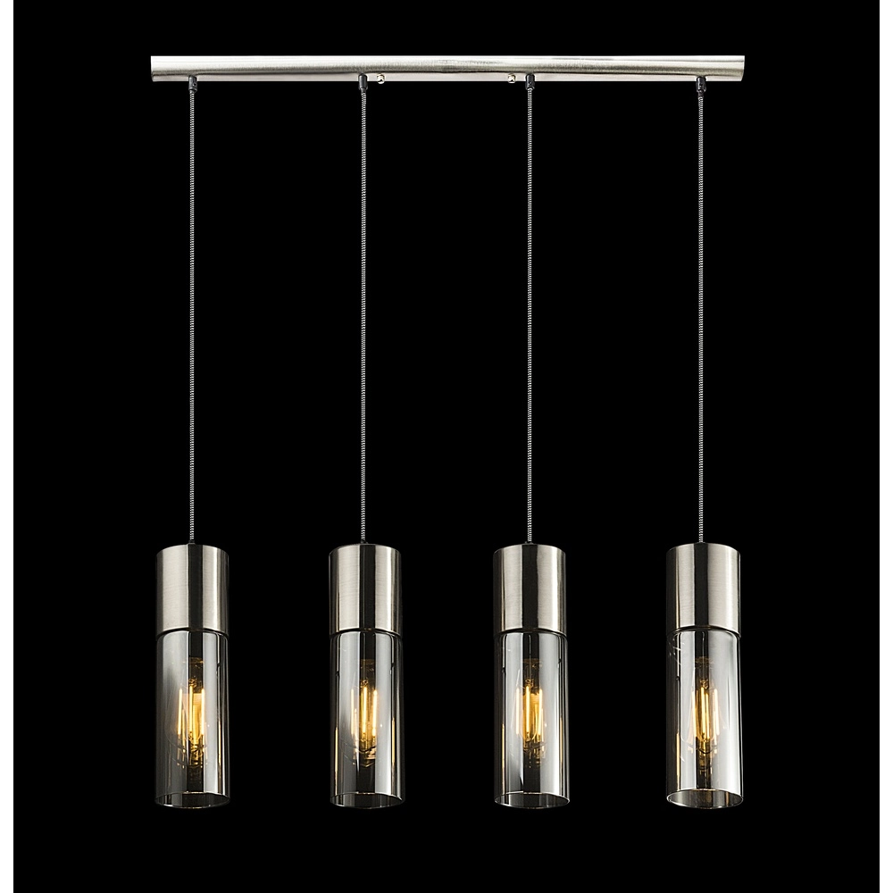 Lampe suspendue à 4 lumières Annika Conception en nickel Globo 9007371382200
