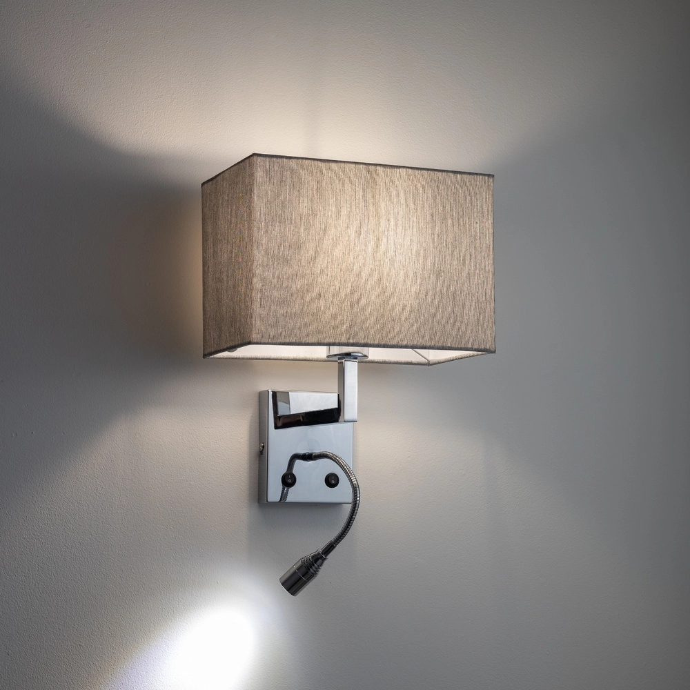 Lampe de chevet Hotel Mood Led 26 cm gris Lyora 5903139117937