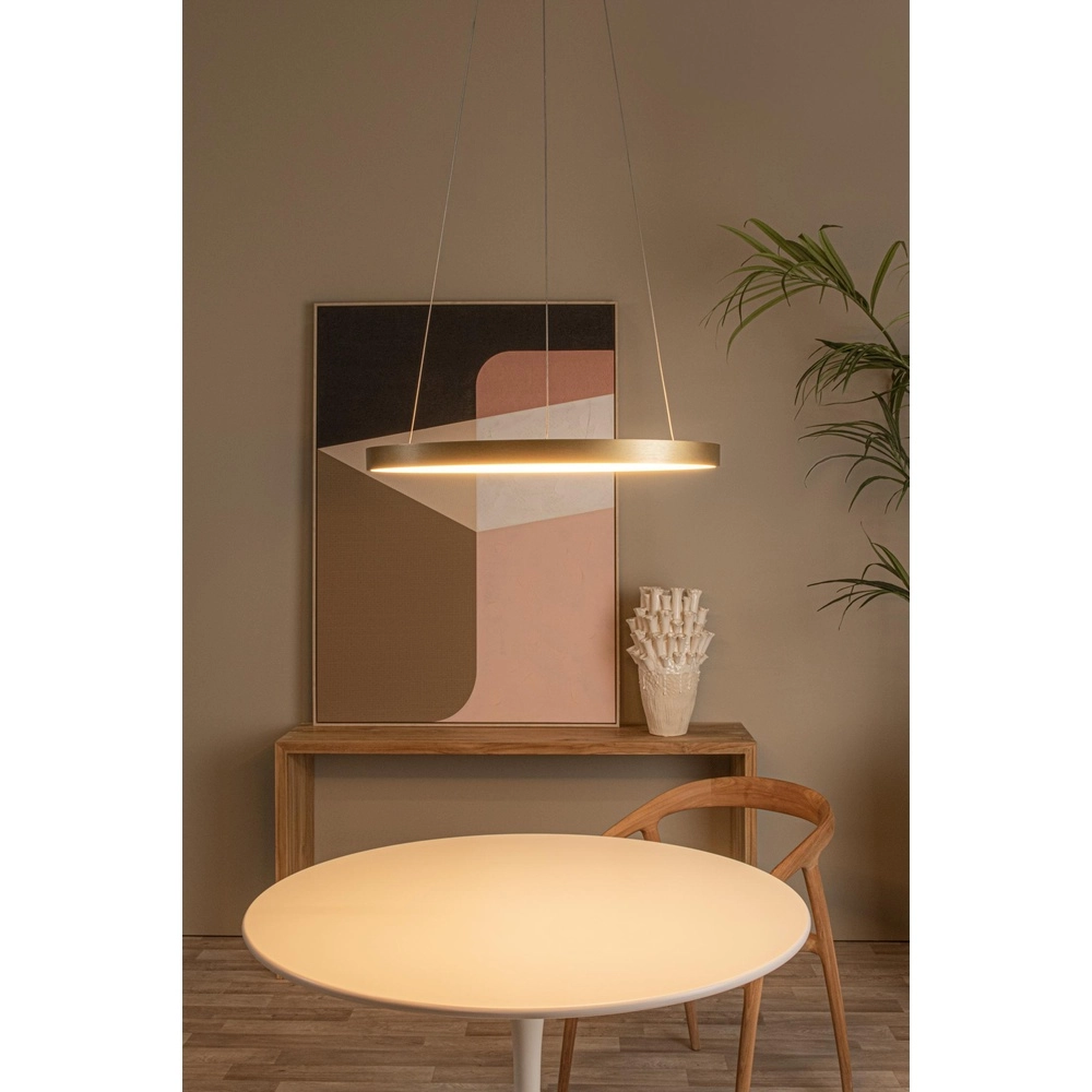 Lampe suspendue Vidal Ø 58 cm d’or Lucide 5411212460844