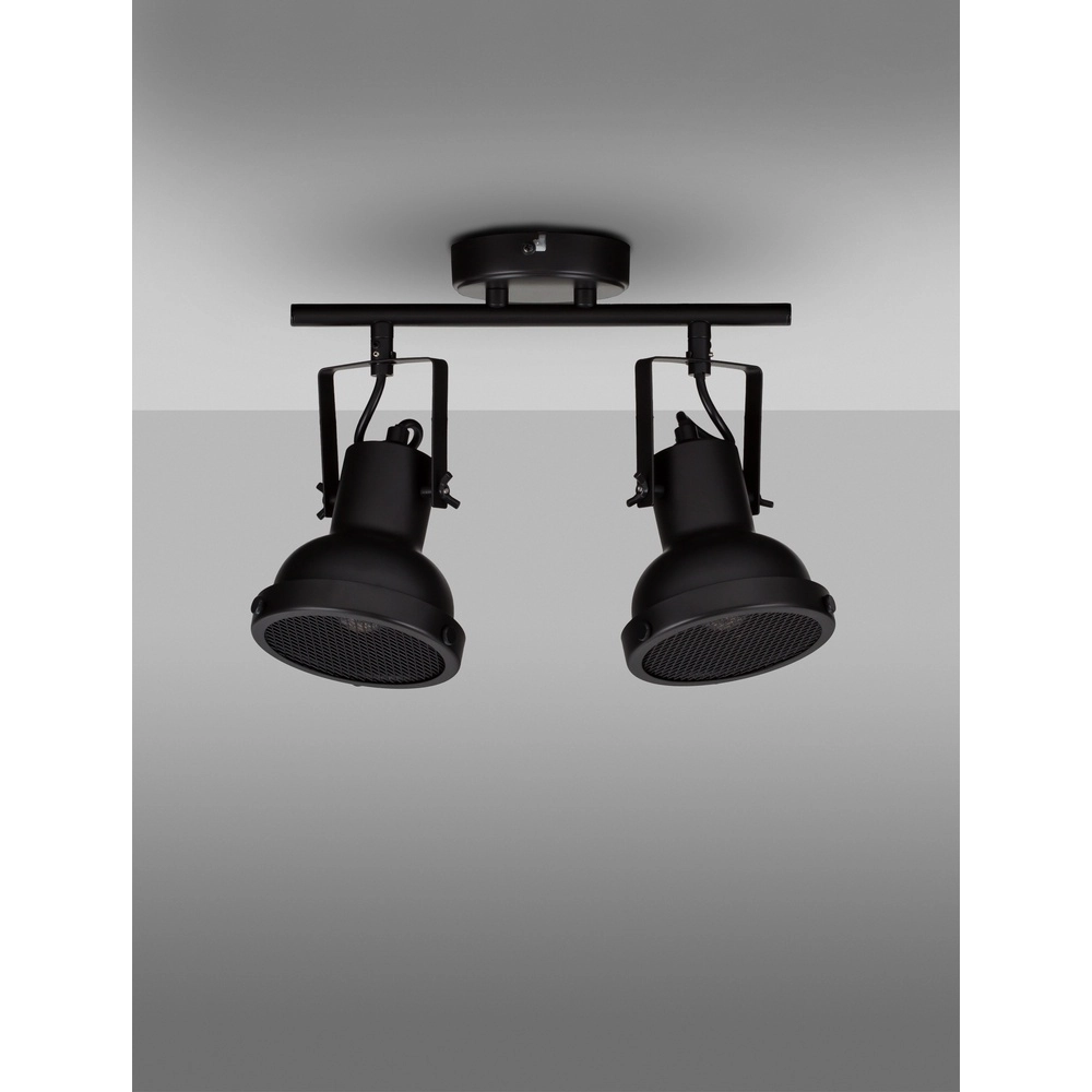 Plafonnier Ruvi 2 lumières noir Lyora 5212017446367