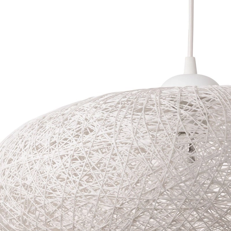 Lampe à suspension Campilo 45 cm blanc Eglo 9002759933739