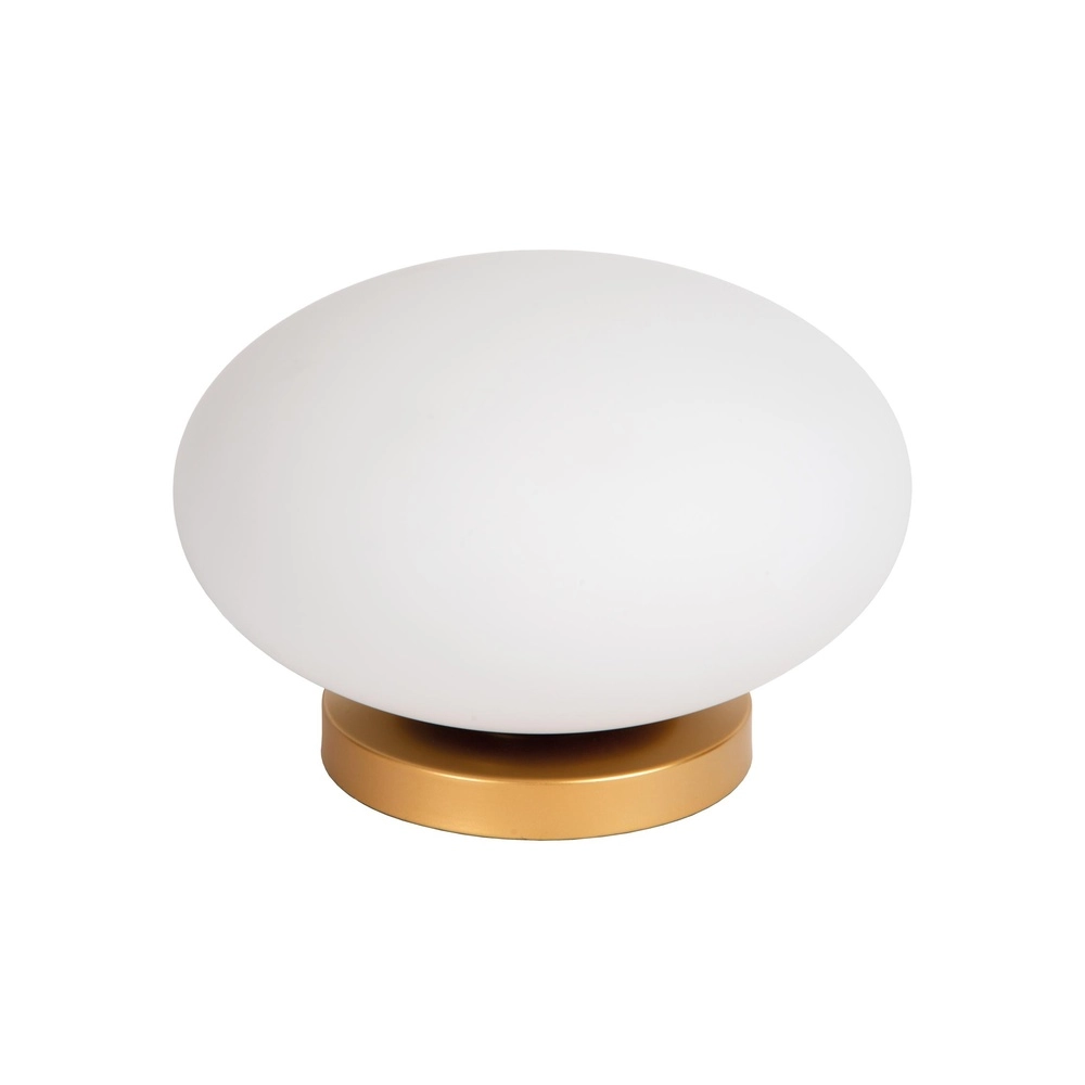 Lampe de table Elysee Design or avec opale