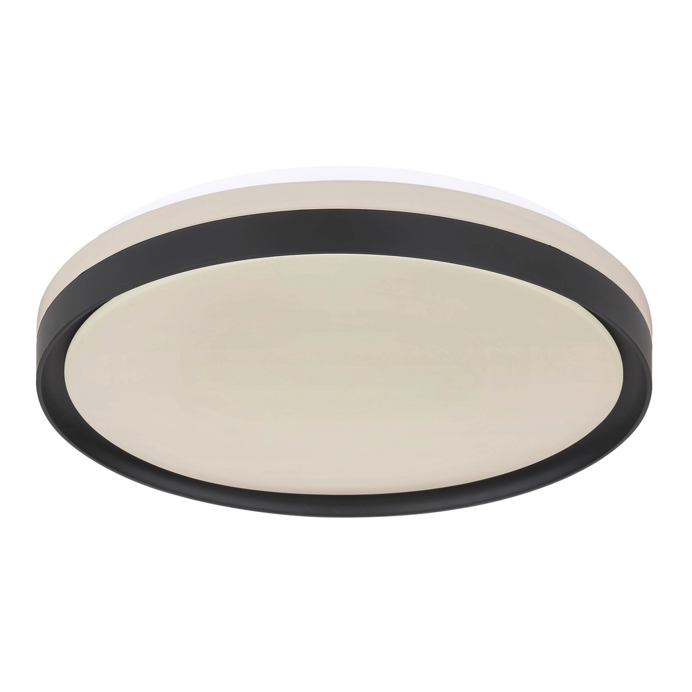 Éclairage de plafond Sonny noir avec blanc Ø 39cm Globo 9007371424832