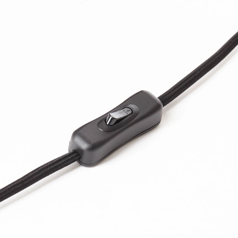 Lampe de table rurale Woodrow bois marron avec bois noir Brilliant 4004353357428