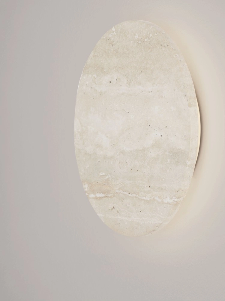 Lampe murale élégante Viano brun sable