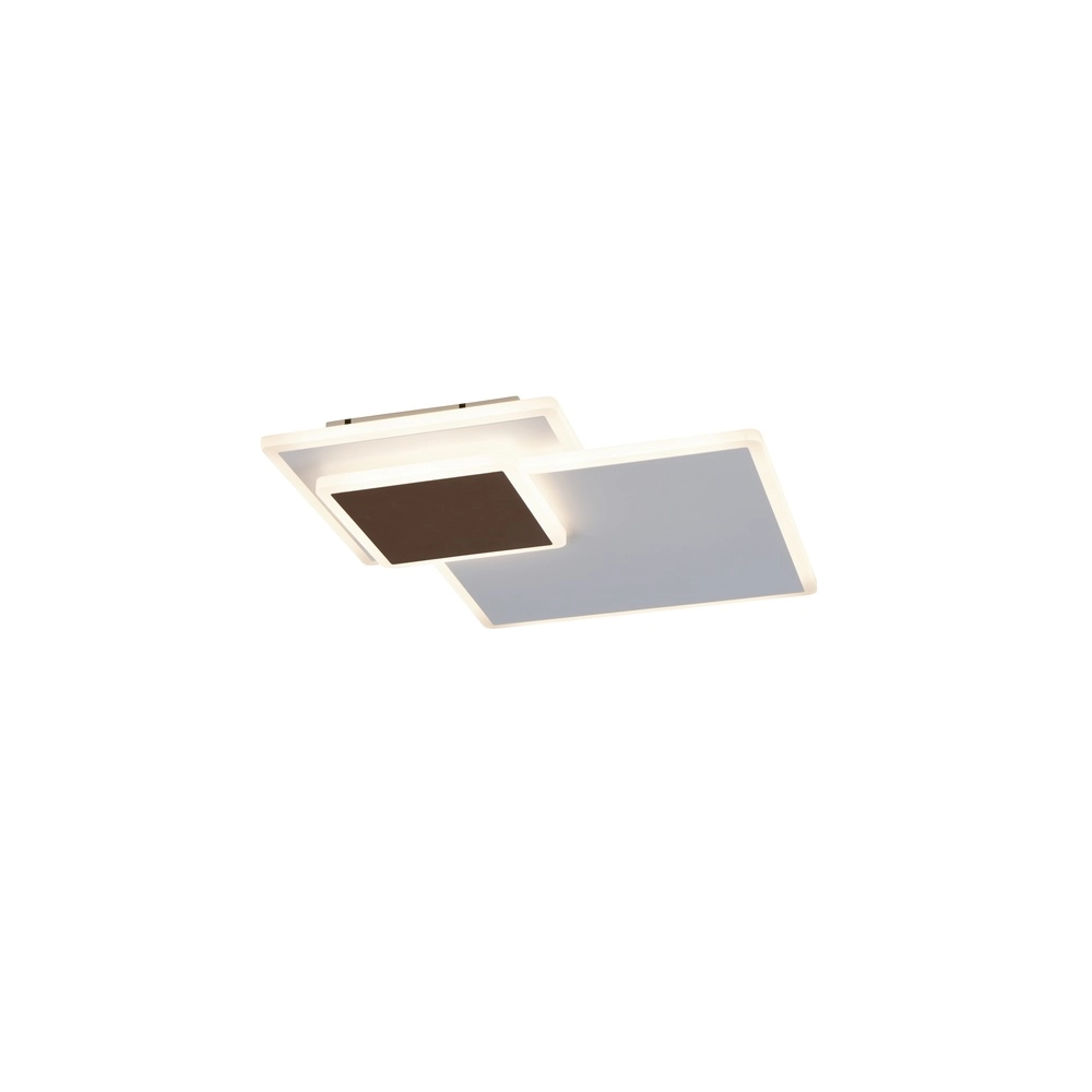 Lampe de plafond carrée Serea Blanc Trio 4017807703788