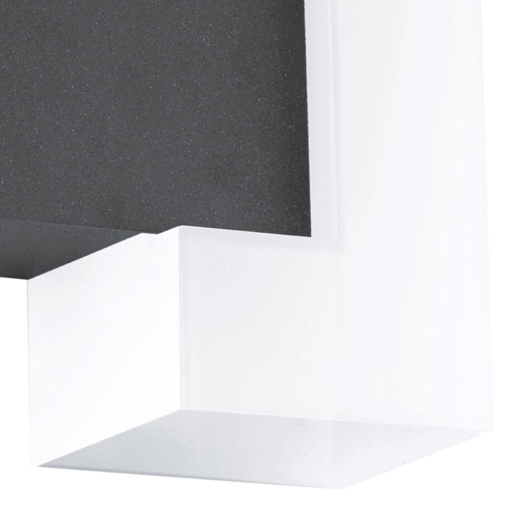 LED Lampe d'extérieur Sitia 18 cm noir avec blanc Eglo 9002759959883